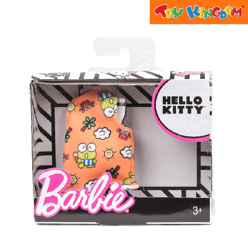 Barbie Fashion Frog Design Orange Top Doll Accessories