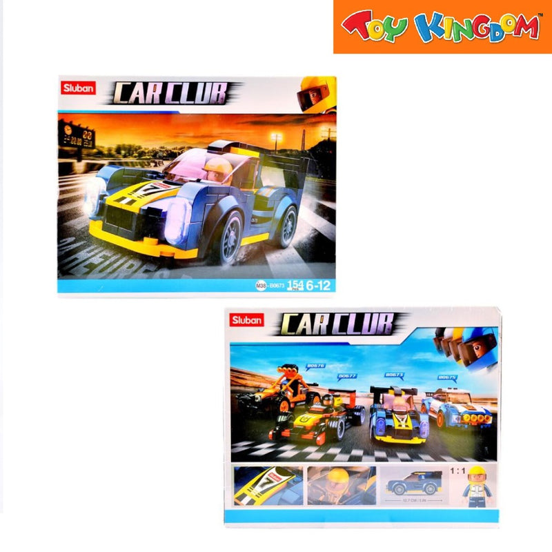 Sluban Car Club Lemans Car Building Bricks Set