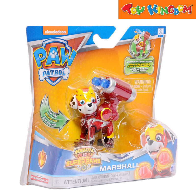 Paw Patrol Mighty Pups Super Paws Marshall Action Figure