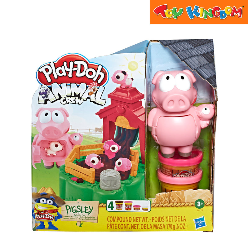 Play-Doh Animal Crew Pigsley and Her Splashin' Pigs Farm Animal Play Set