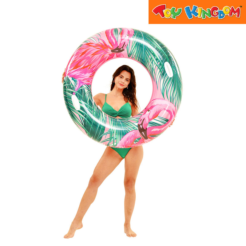 Jilong Flamingo Tropical Punch 45 inch Inflatable Pool Tube