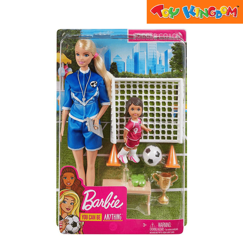 Barbie Soccer Coach Playset