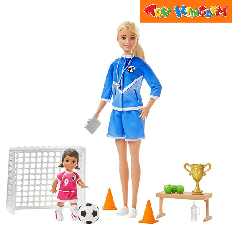 Barbie Soccer Coach Playset