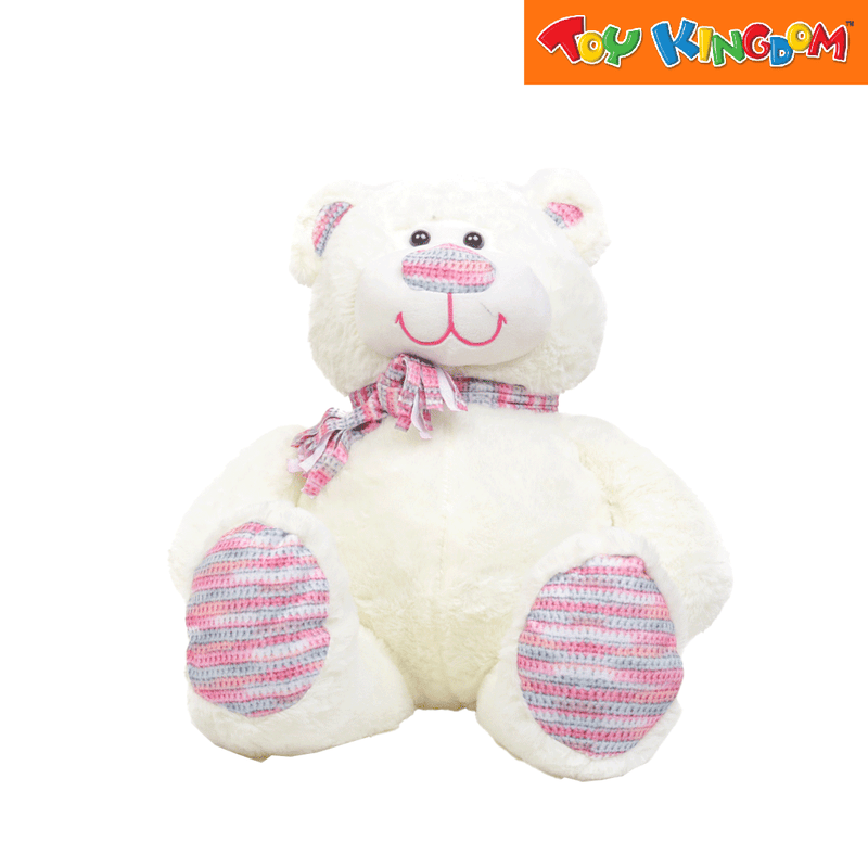 KidShop Bear with Scarf 20 inch Plush