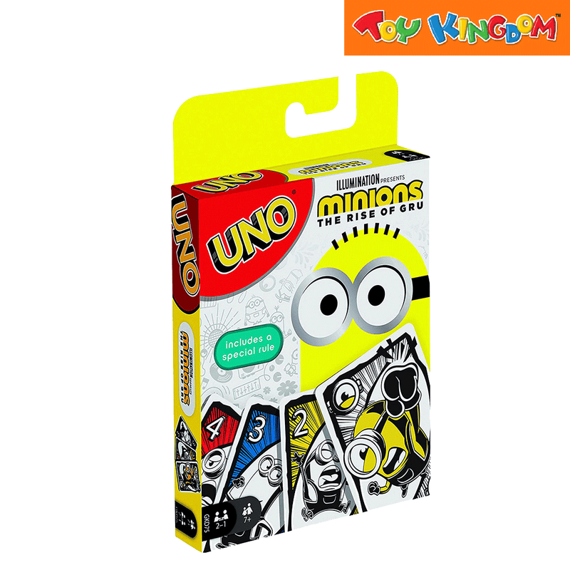 Mattel Games UNO Illumination Presents Minions The Rise of Gru Card Game