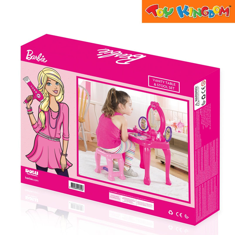 Barbie Vanity Table and Stool Set