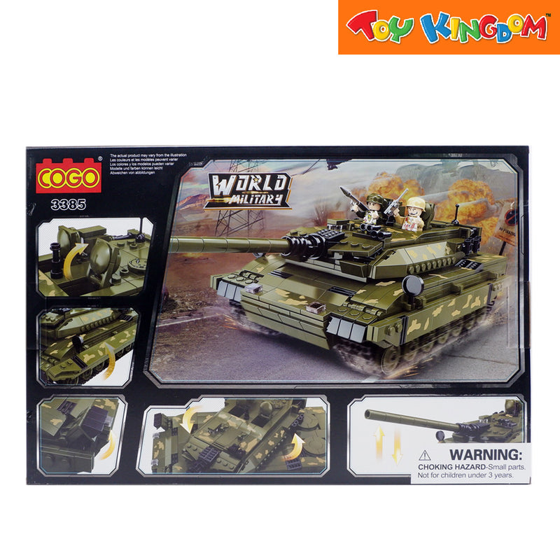 Cogo World Military Leopard 2 Main Battle Tank MK4 Building Blocks