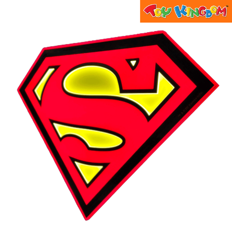 DC Comics Superman Led Wall Light with Pedestal for Table Standing