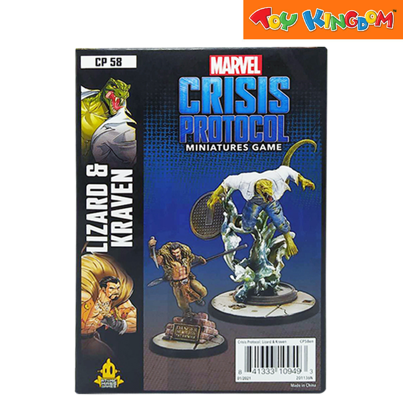 Marvel CP 58 Crisis Protocol Lizard & Kraven Character Pack