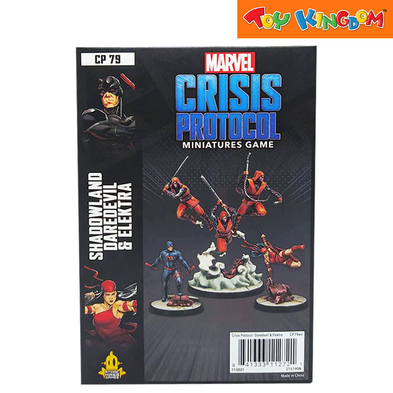 Marvel CP 79 Crisis Protocol Shadowland Daredevil and Elektra Character Pack