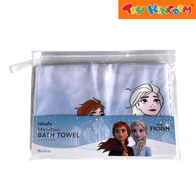 Totsafe Disney Fozen Quick Dry Microfiber Towels Elsa and Anna 18in x 36in Bath Towel