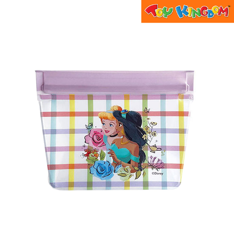 Zippies Lab Disney Princess Floral Plaid 3 pcs Stand-Up Reusable Bags