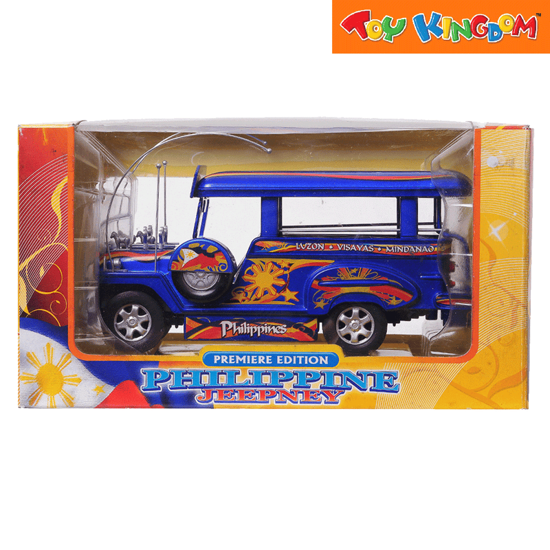 PhilCraft Premiere Edition Philippine Jeepney Blue Die-cast Vehicle