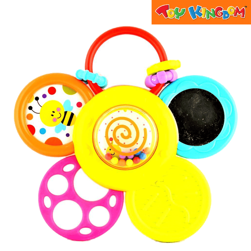 WinFun Daisy Spin Rattle 'n Teether