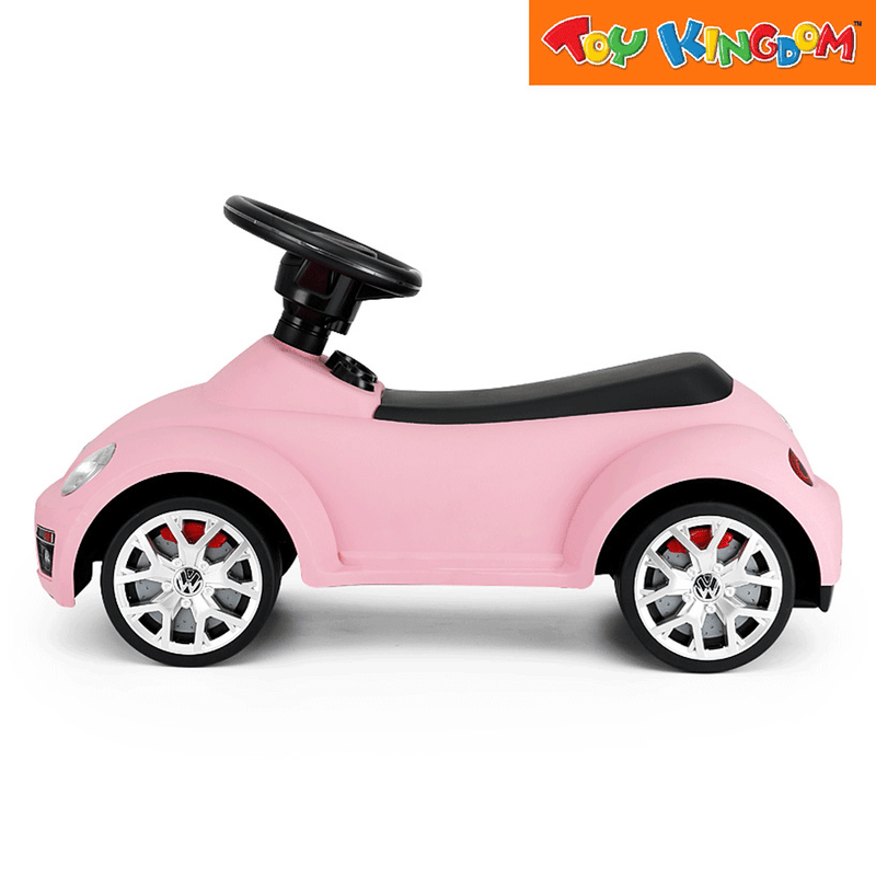 Rastar Volkswagen Beetle Pink Foot to Floor Ride-On