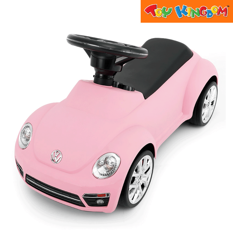 Rastar Volkswagen Beetle Pink Foot to Floor Ride-On