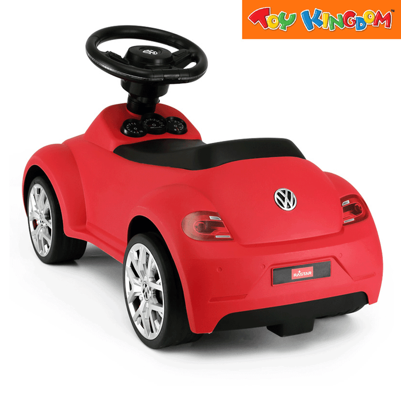 Rastar Volkswagen Beetle Red Foot to Floor Ride-On