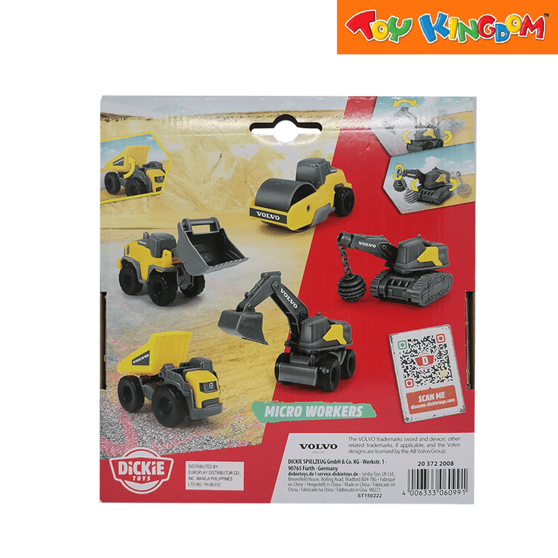 Dickie Toys Micro Workers 5-pack Construction Set