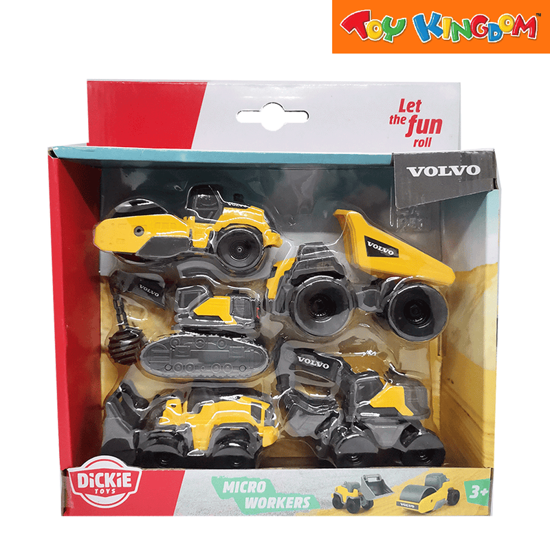 Dickie Toys Micro Workers 5-pack Construction Set