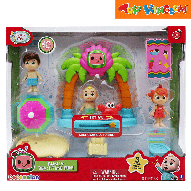 Cocomelon Family Beachtime Fun Playset