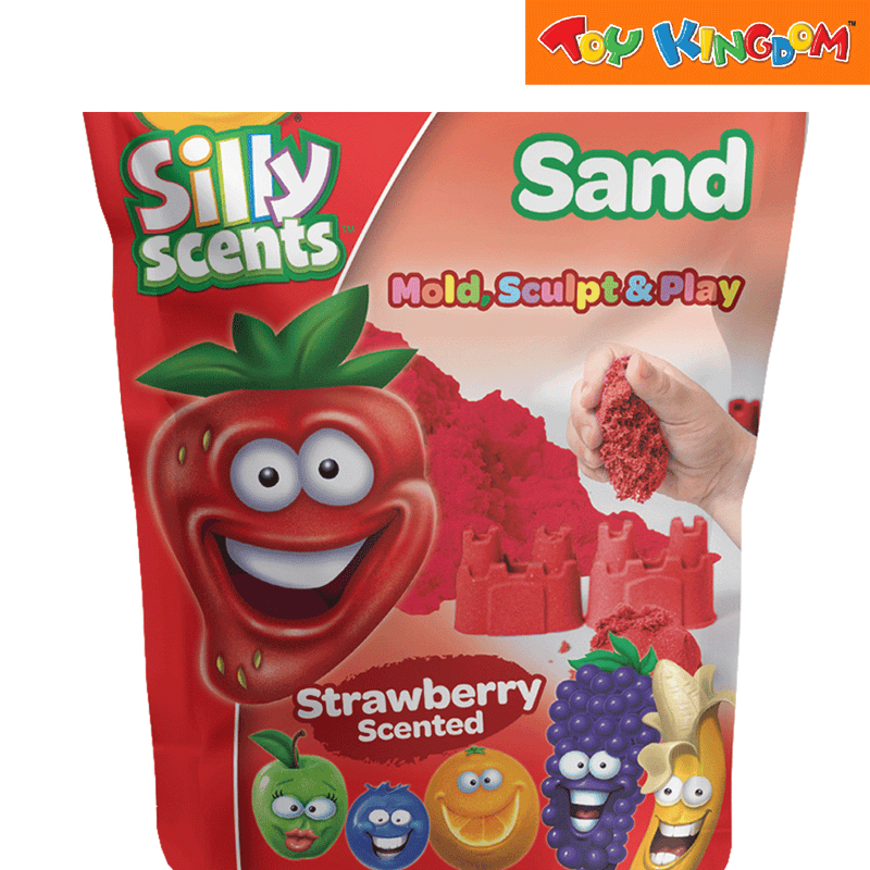 Crayola 130 grams Silly Scents Strawberry Play Sand Pouch