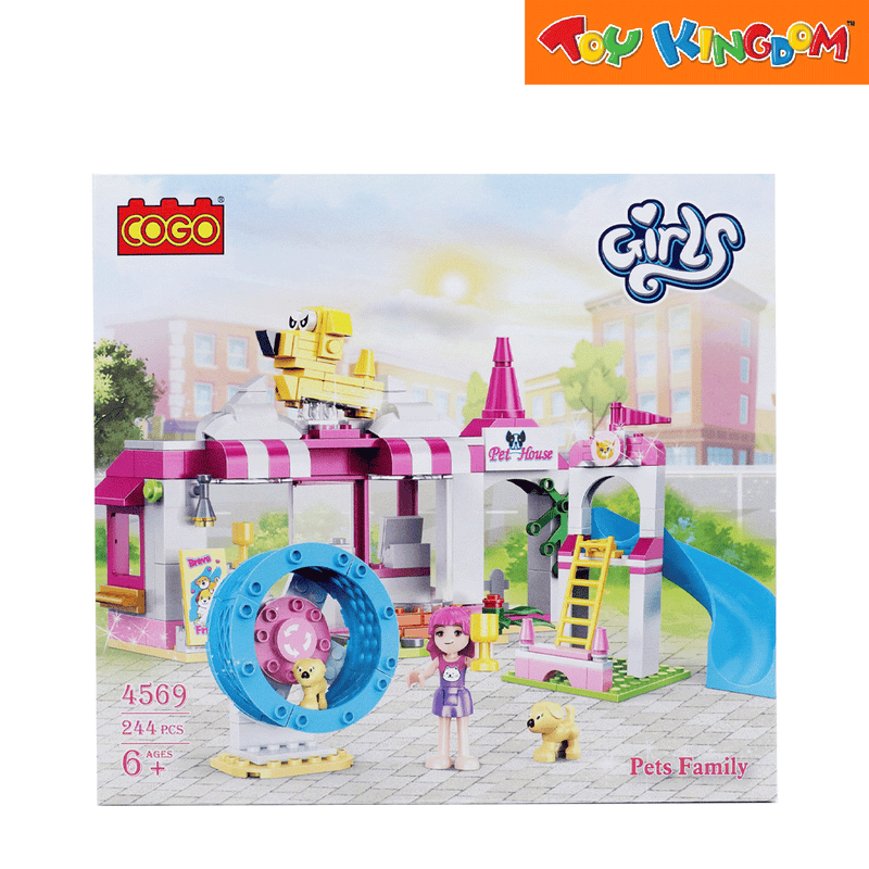 Cogo Girls Pets Family Building Blocks