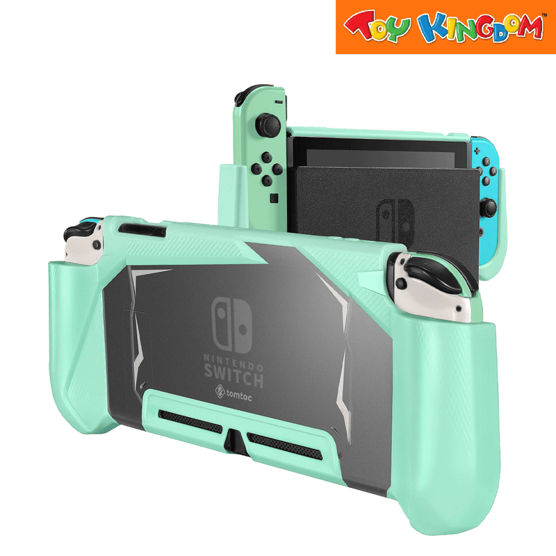 Nintendo Switch Green TT TPU Dockable Grip Case