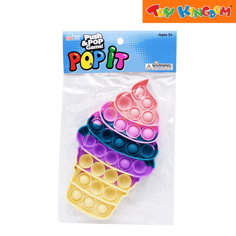 Push and Pop Game Ice Cream Fidget Toy