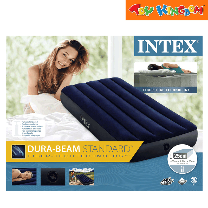 Intex Dura-Beam Classic Downy Twin 30in x 75in x 10in Air Bed