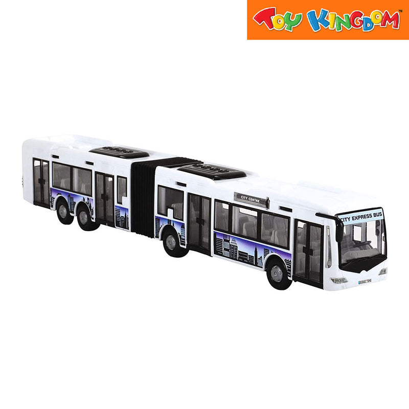 Dickie Toys City Express Bus White Vehicle Toy Kingdom