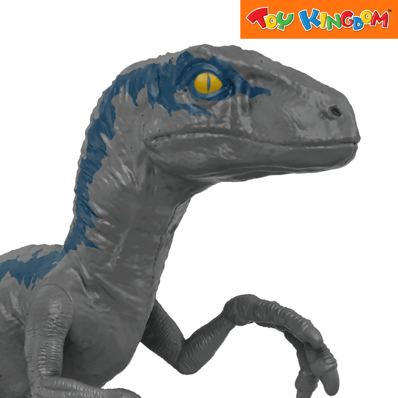 Jurassic World Dino Rivals Velociraptor Blue Figure