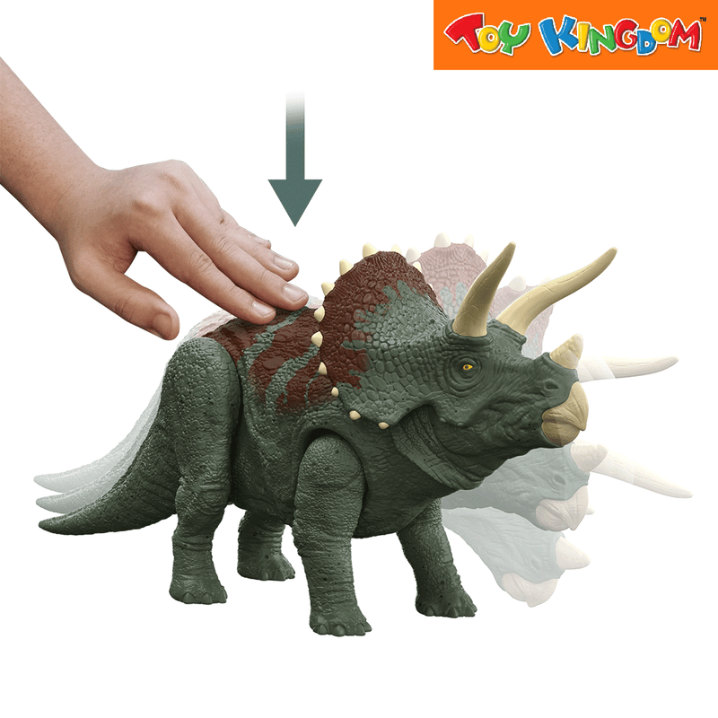 Jurassic World Roar Strikers Triceratops Action Figure