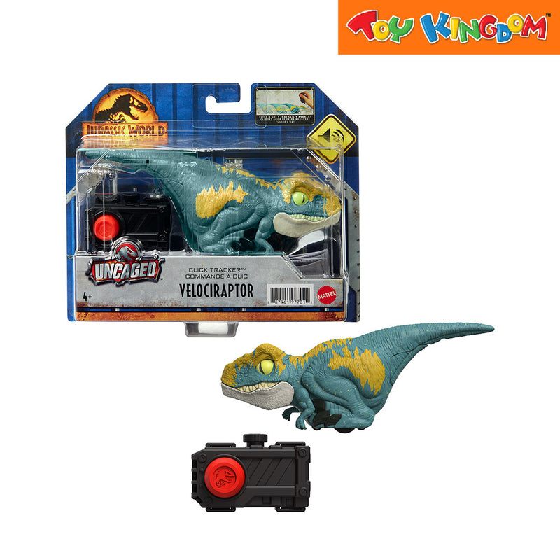 Jurassic World Uncaged Click Tracker Velociraptor Action Figure