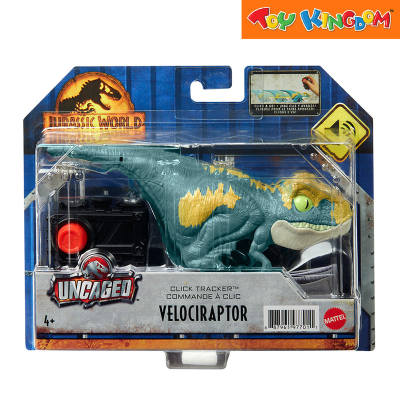 Jurassic World Uncaged Click Tracker Velociraptor Action Figure