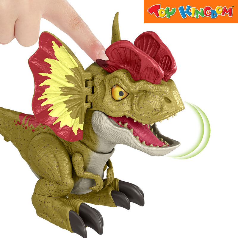 Jurassic World Uncaged Rowdy Roars Dilophosaurus Action Figure