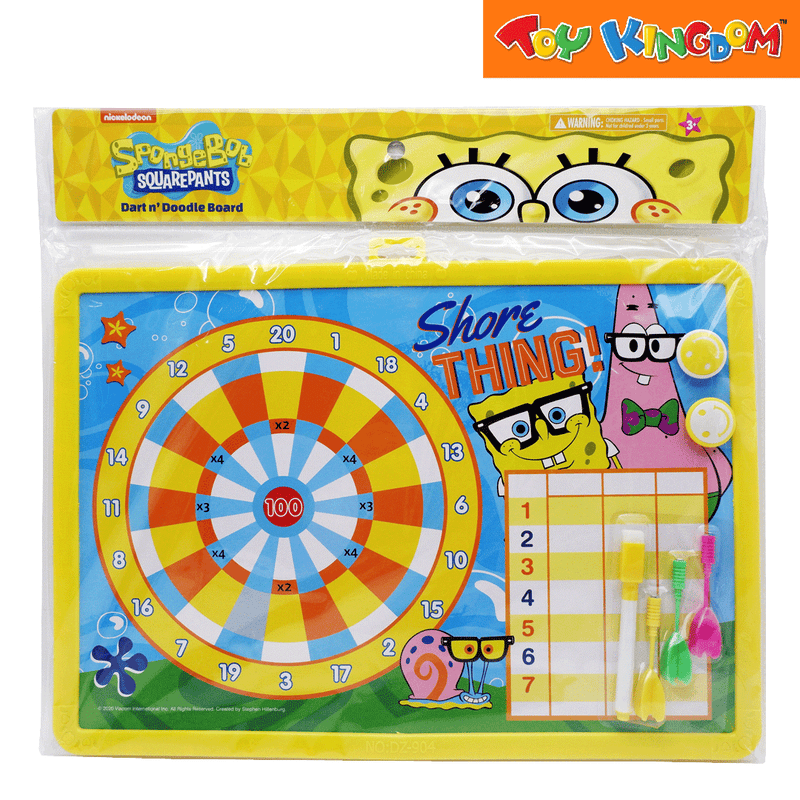 Spongebob Dart and Doodle Activity Board