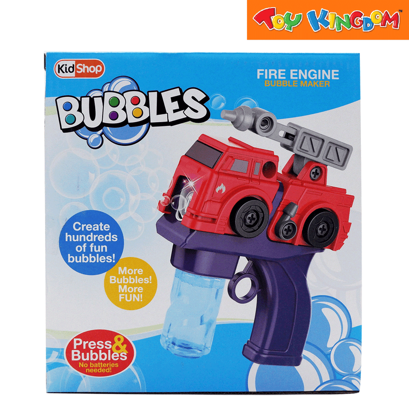 KidShop Fire Engine Bubble Maker