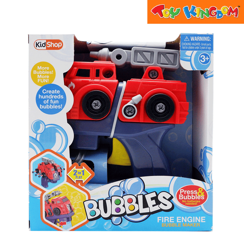 KidShop Fire Engine Bubble Maker