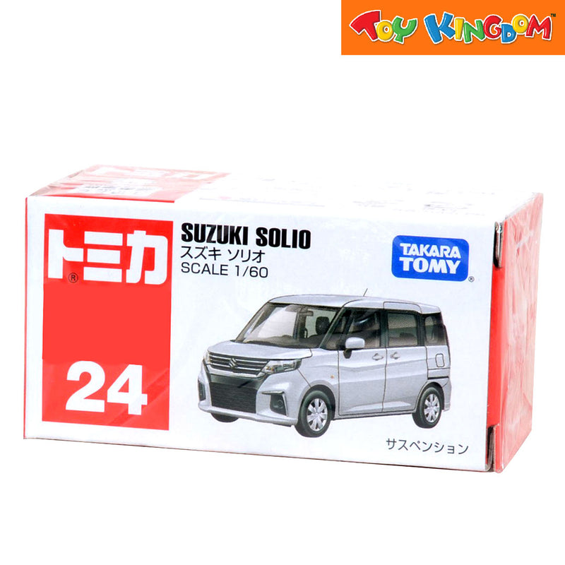 Tomica No .24 Silver Suzuki Solio Die-cast Vehicle