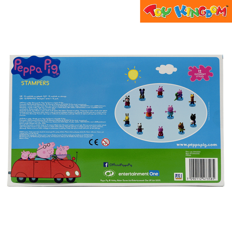 Peppa Pig 12 Pack Stamper Set