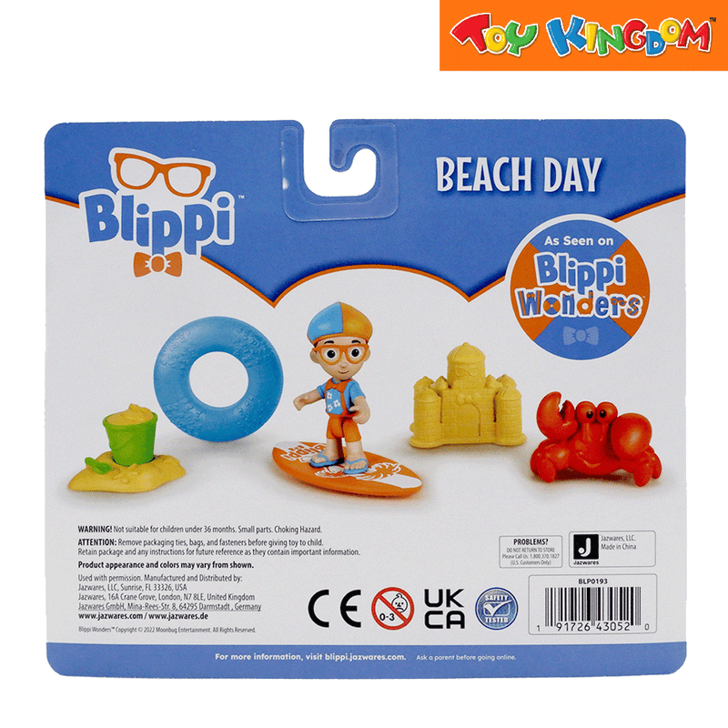 Blippi Beach Day Playset