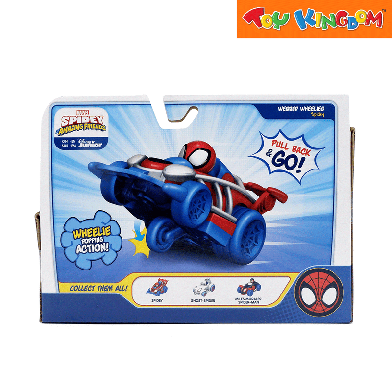 Disney Jr. Marvel Spidey and His Amazing Friends Webbed Wheelies Spidey Vehicle