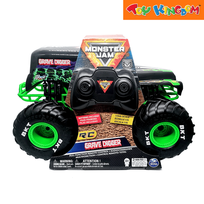 Monster Jam Grave Digger 1:15 Scale Remote Control Vehicle