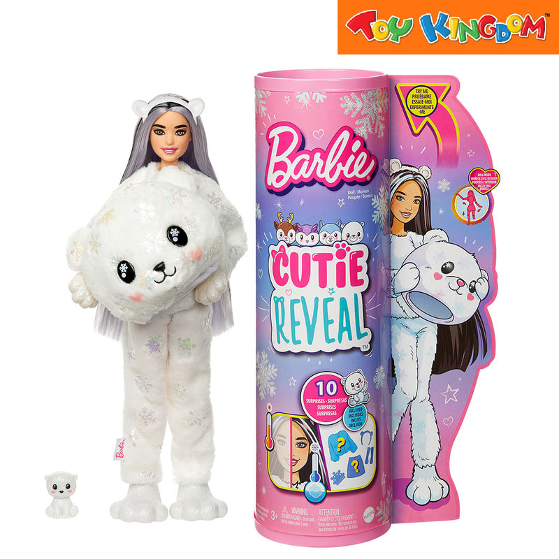 Barbie Cutie Reveal Polar Bear Doll