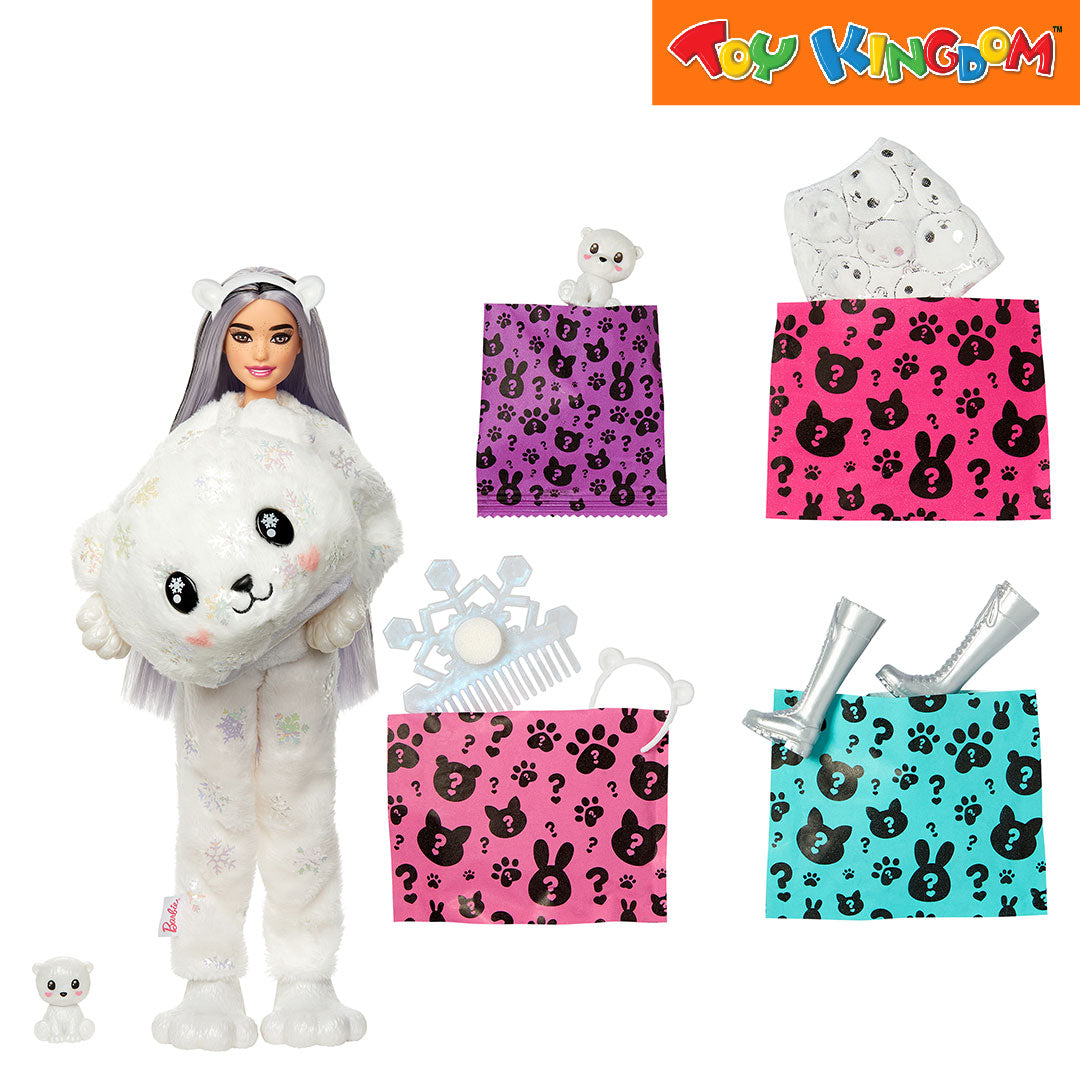 Barbie Cutie Reveal Polar Bear Doll | Toy Kingdom