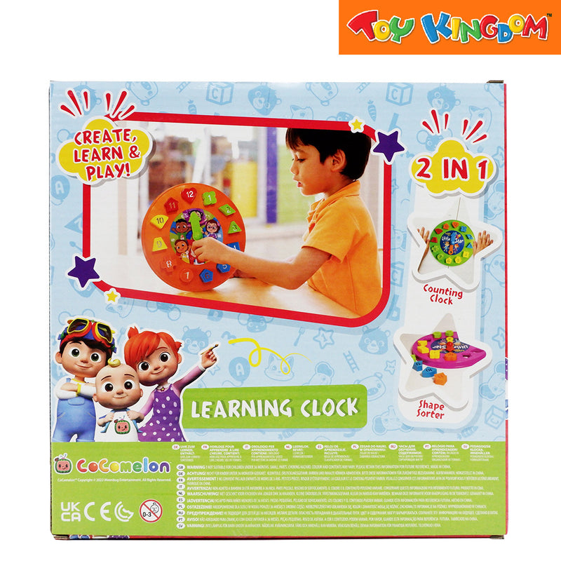 Cocomelon JJ and Friends Green Learning Clock