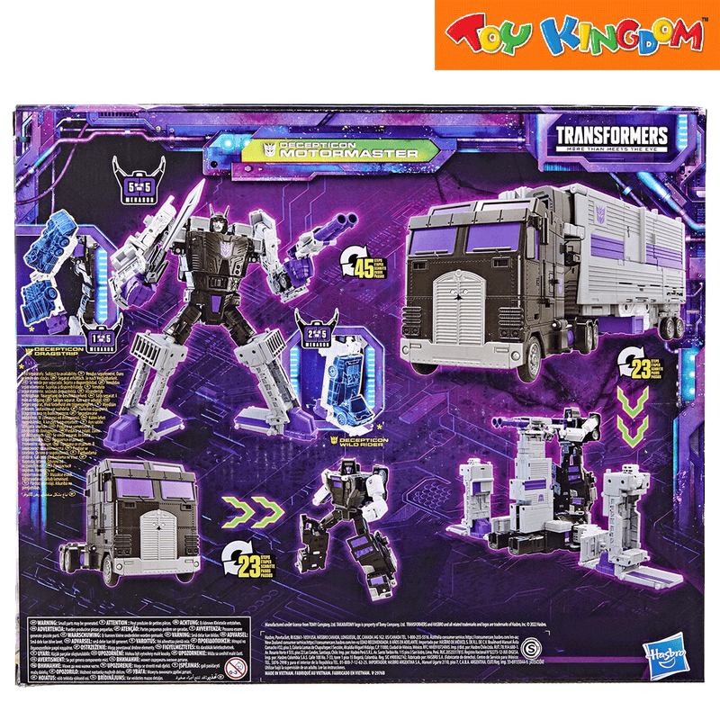 Transformers Generations Legacy Commander Class Decepticon Motormaster Robot