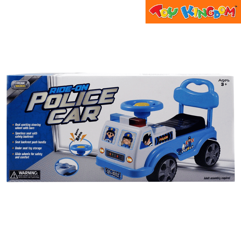 Dream Machine Ride-On Police Car