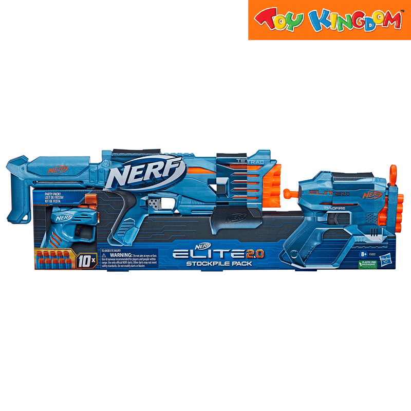 Nerf Elite 2.0 Stockpile Blaster Pack 