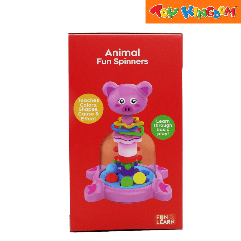 KidShop Pink Animal Fun Spinners